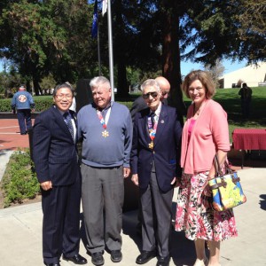 SC KWV Ceremony - CG Han, Pete, John, Amb Stephens